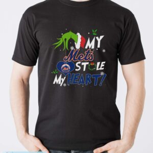 My New York Mets Stole My Heart Shirt Sweatshirt Hoodie - Men T-Shirt