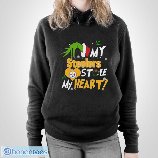 My Pittsburgh Steelers Stole My Heart Shirt Sweatshirt Hoodie - Unisex Pullover Hoodie