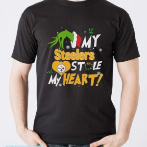 My Pittsburgh Steelers Stole My Heart Shirt Sweatshirt Hoodie - Men T-Shirt