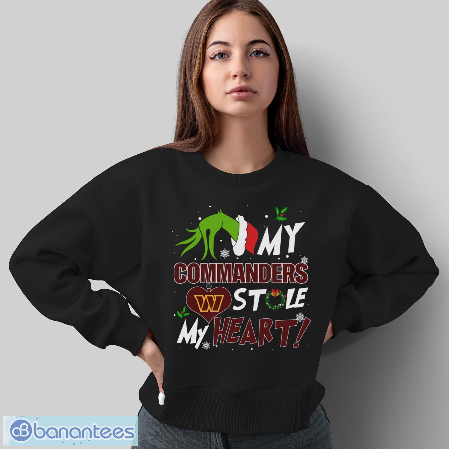 my washington commanders stole my heart shirt sweatshirt hoodie 1 image My Washington Commanders Stole My Heart Shirt Sweatshirt Hoodie - Sweatshirt