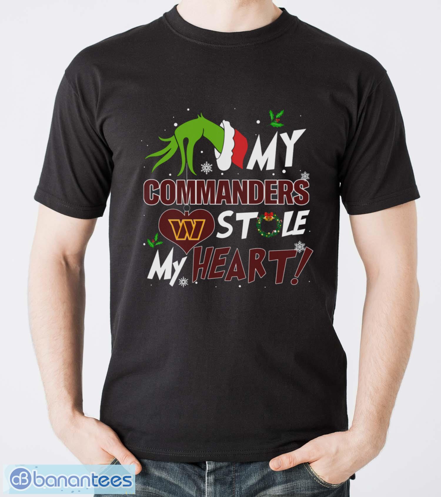 my washington commanders stole my heart shirt sweatshirt hoodie image My Washington Commanders Stole My Heart Shirt Sweatshirt Hoodie - Men T-Shirt