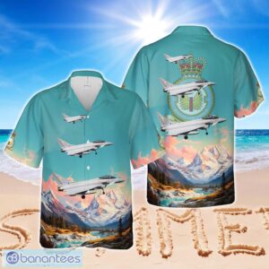 Royal Air Force Eurofighter Typhoon FGR.4 ZK340 Of No. 1 (F) Squadron Hawaiian Shirt Aloha Beach Shirt Product Photo 1
