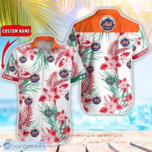 MLB New York Mets Hawaiian Shirt Flower Baseball Shirt For Fans Product Photo 1