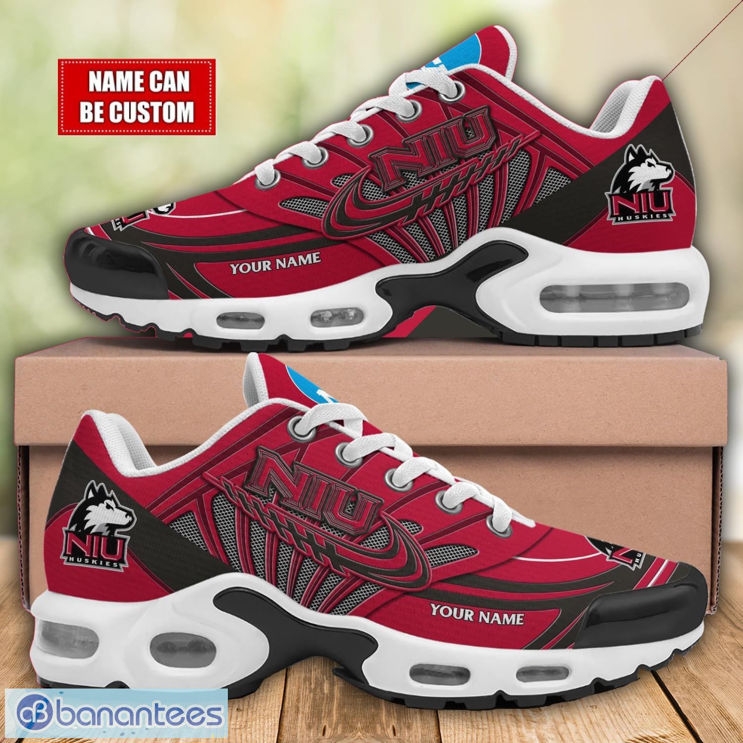 northern illinois huskies tn shoes air cushion sports shoes custom name gift ideas image Northern Illinois Huskies TN Shoes Air Cushion Sports Shoes Custom Name Gift Ideas Product Photo 1
