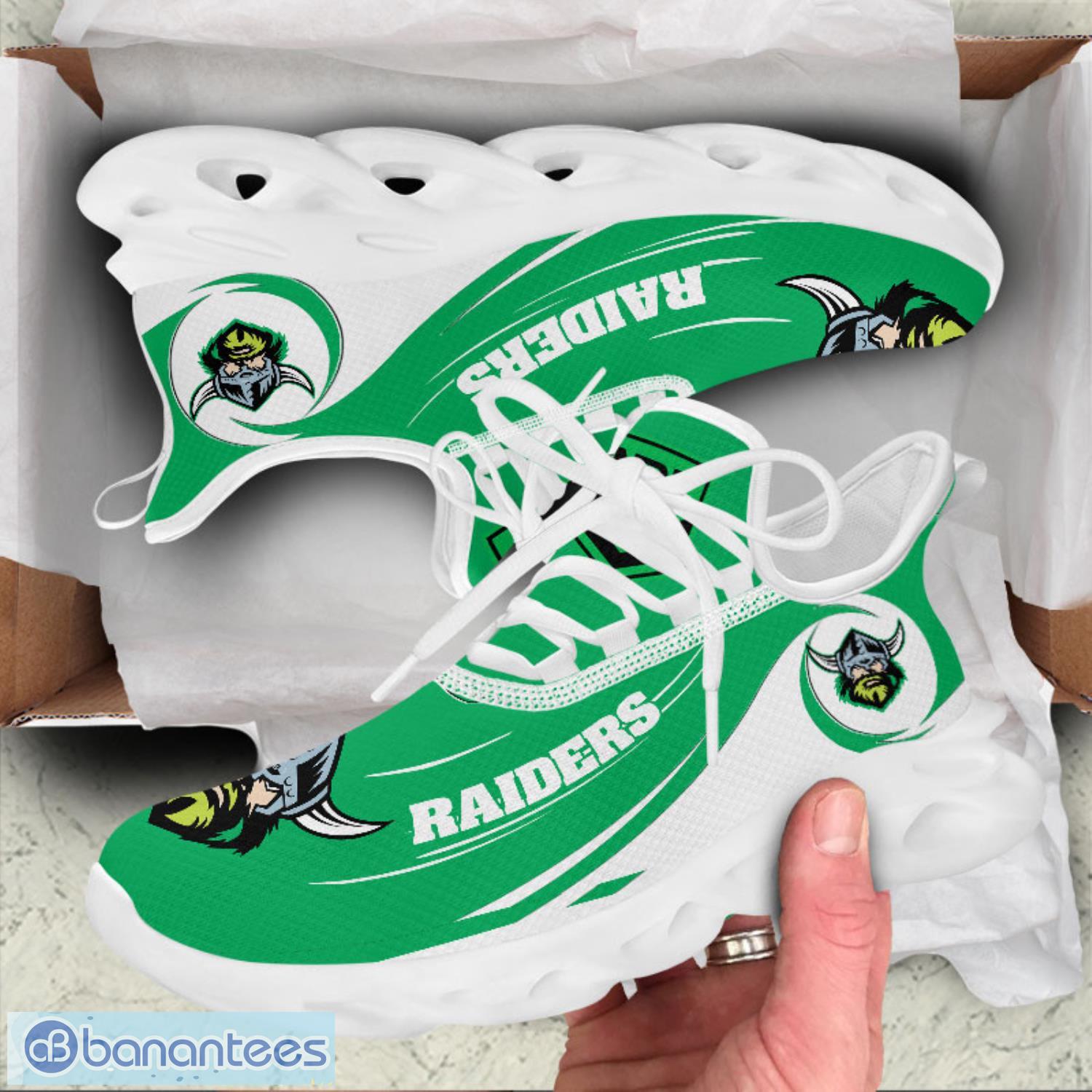nrl canberra raiders max soul shoes sport sneakers for men and women gift 2 image NRL Canberra Raiders Max Soul Shoes Sport Sneakers For Men And Women Gift Product Photo 3