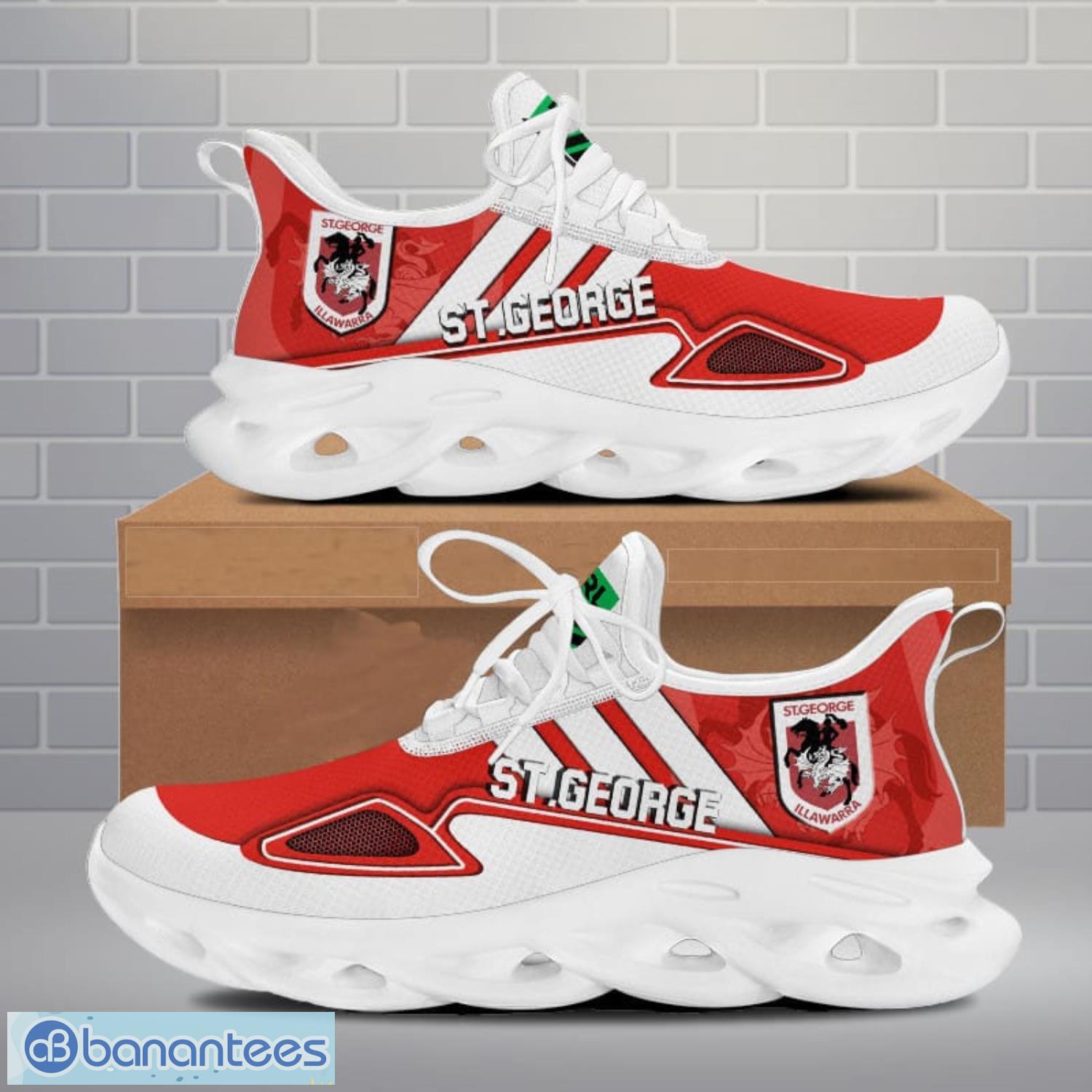 nrl st george illawarra dragons max soul shoes sport sneakers for men and women gift 1 image NRL St George Illawarra Dragons Max Soul Shoes Sport Sneakers For Men And Women Gift Product Photo 2