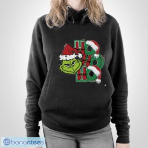 Santa Grinch Shirt, Grinchmas Shirt, Ho Ho Ho T-Shirt, Family Christmas Movie Tee - Unisex Pullover Hoodie