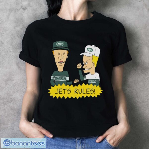 Official beavis and Butt-Head New York Jets Rules NFL Shirt - Ladies T-Shirt