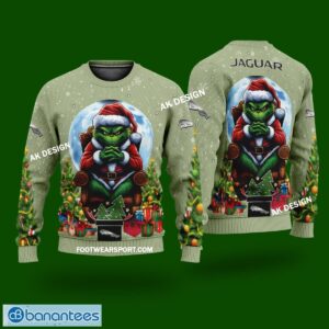 Jaguar Car Racing King Grinch Christams 3D Hoodie, 3D T-Shirt, 3D Sweater Gift For Men And Women - Jaguar Car Racing King Grinch Christams 3D Sweater Photo 3