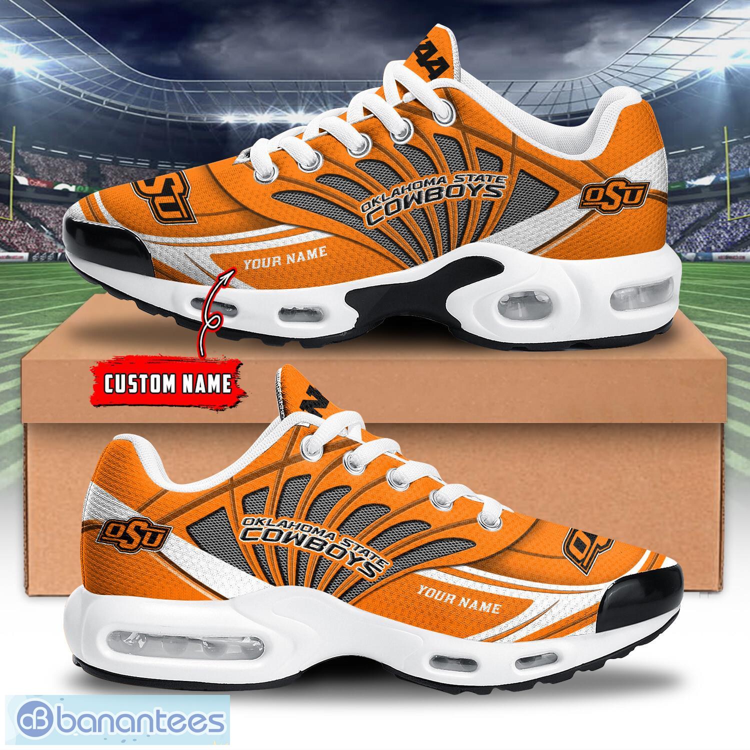 oklahoma state cowboys air cushion sports shoes tn sneakers custom name limited image Oklahoma State Cowboys Air Cushion Sports Shoes TN Sneakers Custom Name Limited Product Photo 1