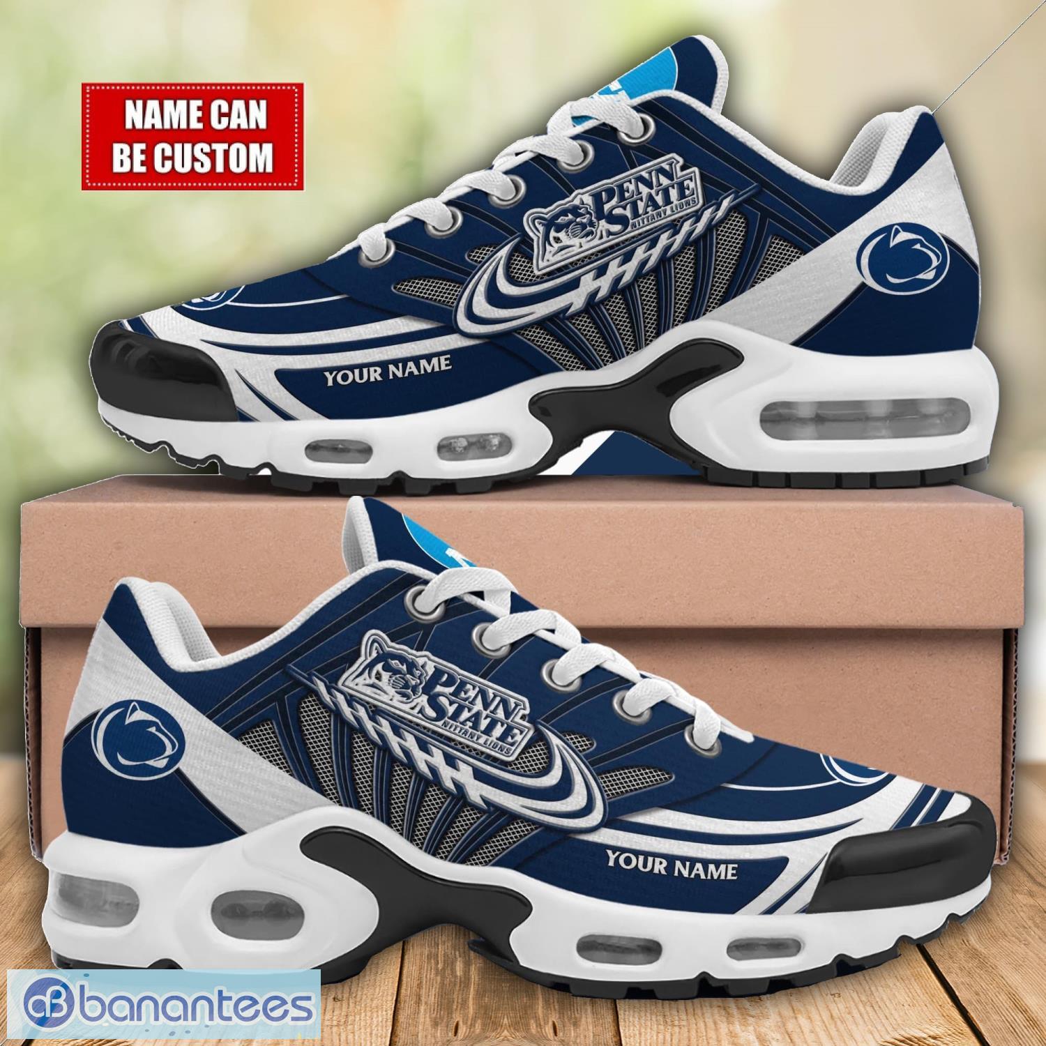 penn state nittany lions tn shoes air cushion sports shoes custom name gift ideas image Penn State Nittany Lions TN Shoes Air Cushion Sports Shoes Custom Name Gift Ideas Product Photo 1