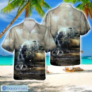 US Army 82nd Airborne Division Hawaiian Shirt Beach Shirt Product Photo 1
