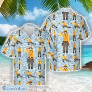 Aircraft carrier shooter signals Hawaiian Shirt Beach Shirt Product Photo 1