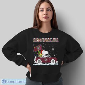 Florida State Seminoles Snoopy And Woodstock Driving Car Shirt Sweatshirt Hoodie - Sweatshirt