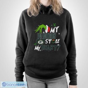 My Green Bay Packers Stole My Heart Shirt Sweatshirt Hoodie - Unisex Pullover Hoodie