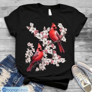 Red Cardinal, Bird Lovers Birdwatching Birding Vintage, Northern cardinal, Red bird Christmas Unisex t-shirt Product Photo 1