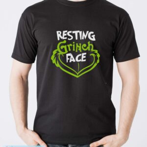 Resting Grinch Face Shirt, Merry Grinchmas T-Shirt, Grinch Christmas Shirt - Men T-Shirt