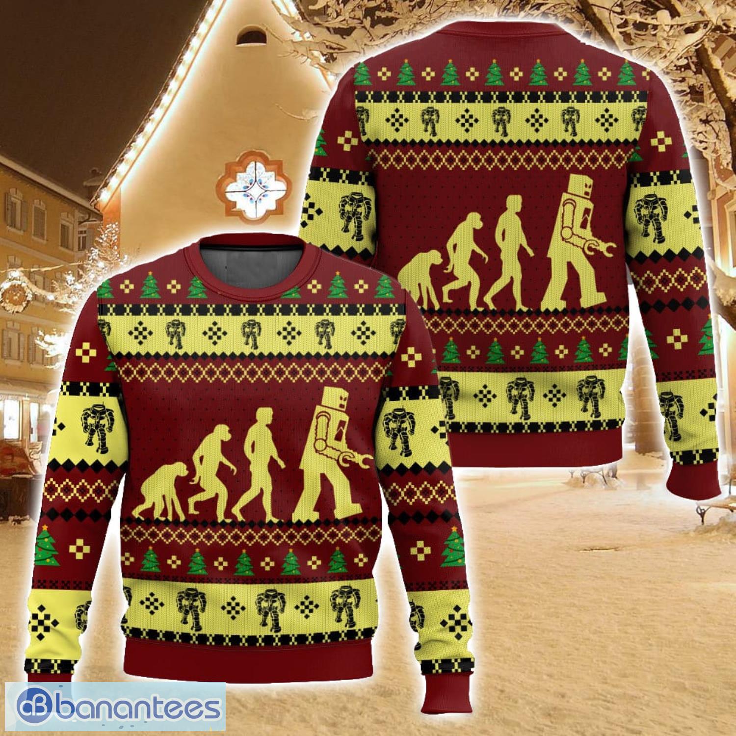 robot evolution sheldon cooper the big bang theory ugly christmas sweater for men and women christmas holiday gift family gift image Robot Evolution Sheldon Cooper The Big Bang Theory Ugly Christmas Sweater For Men And Women Christmas Holiday Gift Family Gift Product Photo 1