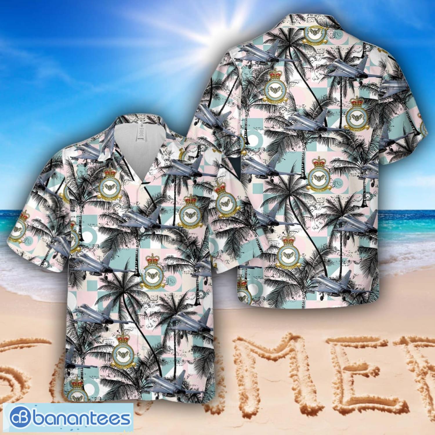 royal air force raf typhoon fgr4 of no ix b squadron raf hawaiian shirt aloha beach shirt image Royal Air Force RAF Typhoon FGR4 Of No. IX (B) Squadron RAF Hawaiian Shirt Aloha Beach Shirt Product Photo 1