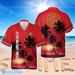 US Army 177th Military Police Brigade Hawaiian Shirt Beach Summer Shirt Product Photo 1