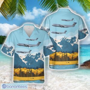 US Air Force C-5B Galaxy 60th Air Mobility Wing, 349th Air Mobility Wing, 60th Aircraft Maintenance Squadron, 05-0002 - Travis AFB, CA Hawaiian Shirt Beach Shirt Product Photo 1