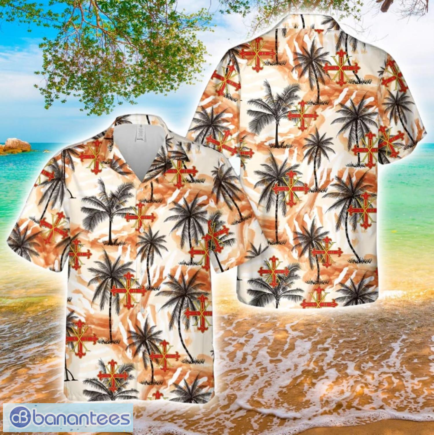 sacred military constantinian order of saint george hawaiian shirt image Sacred Military Constantinian Order of Saint George Hawaiian Shirt Product Photo 1