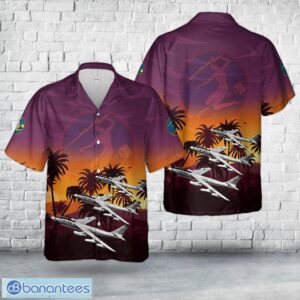 US Air Force 488th Bombardment Squadron Boeing B-47E Stratojet 51-2394 Hawaiian Shirt Product Photo 1