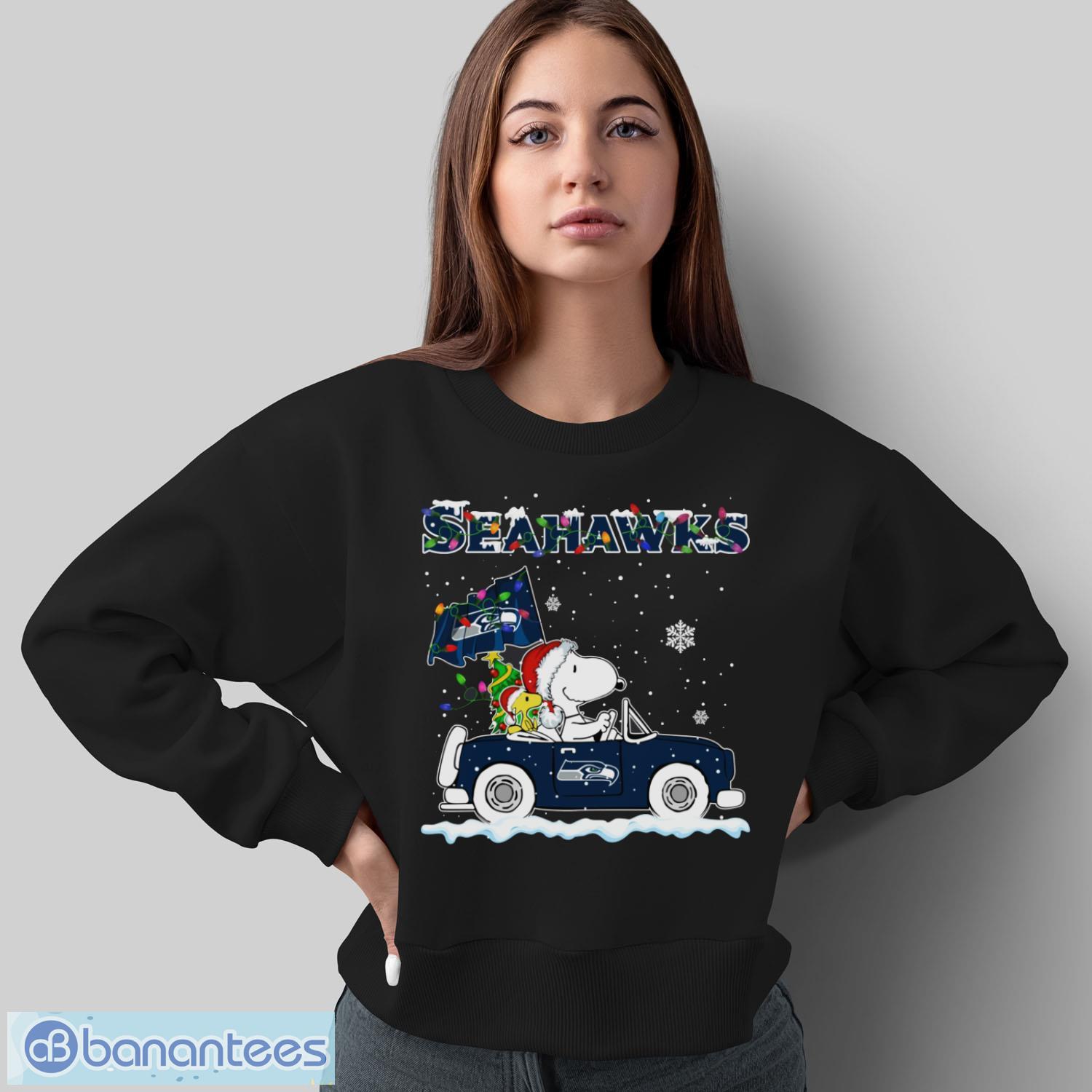 seattle seahawks snoopy and woodstock driving car shirt sweatshirt hoodie 1 image Seattle Seahawks Snoopy And Woodstock Driving Car Shirt Sweatshirt Hoodie - Sweatshirt