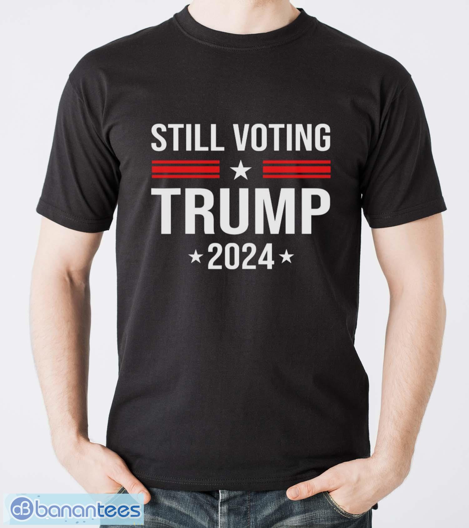 still voting trump 2024 patriotic american flag shirt image Still Voting Trump 2024 Patriotic American Flag Shirt - Men T-Shirt