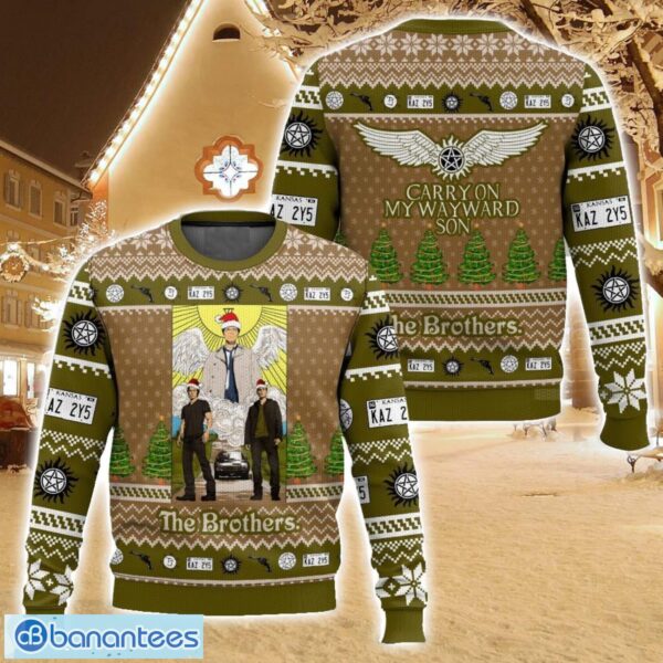 Supernatural TV show, Christmas Ugly Christmas Sweater For Men And Women Christmas Holiday Gift Family Gift Product Photo 1