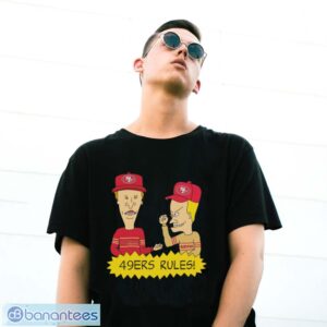 Official beavis and Butt-Head San Francisco 49ers Rules NFL Shirt - G500 Gildan T-Shirt