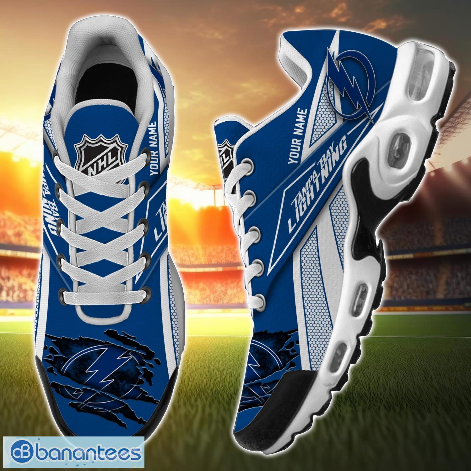 tampa bay lightning air cushion sports shoes custom name gift tn shoes sneakers for fans men women shoes 1 image Tampa Bay Lightning Air Cushion Sports Shoes Custom Name Gift TN Shoes Sneakers For Fans Men Women Shoes Product Photo 2