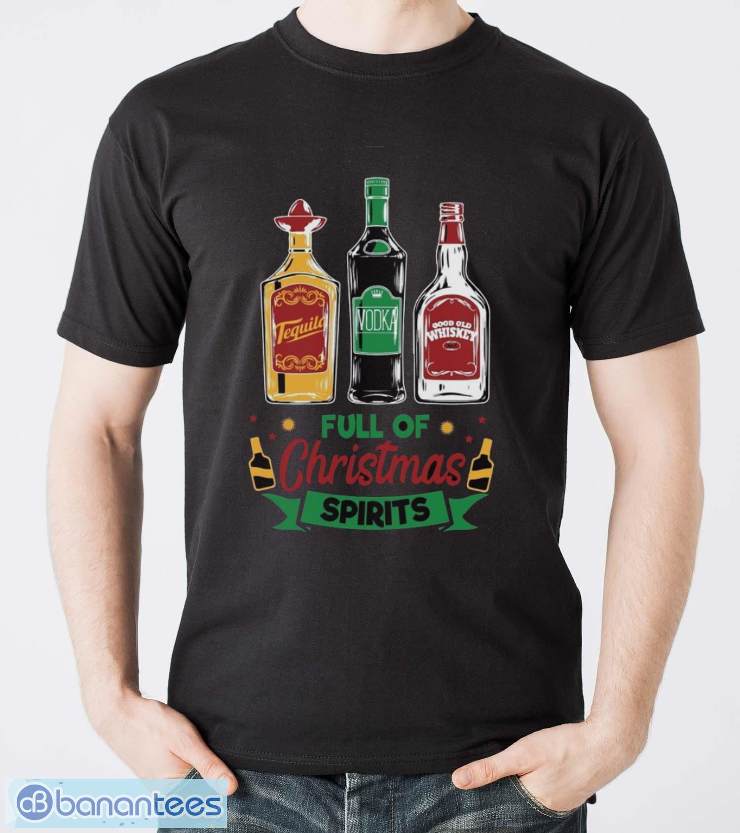 tequila vodka whiskey t shirt funny christmas shirt christmas shirts image Tequila Vodka Whiskey T-Shirt, Funny Christmas Shirt, Christmas Shirts - Men T-Shirt