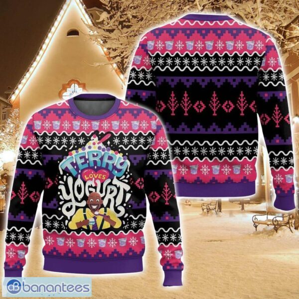 Terry loves Yogurt! Terry Jeffords Brooklyn Nine-Nine Ugly Christmas Sweater For Men And Women Christmas Holiday Gift Family Gift Product Photo 1