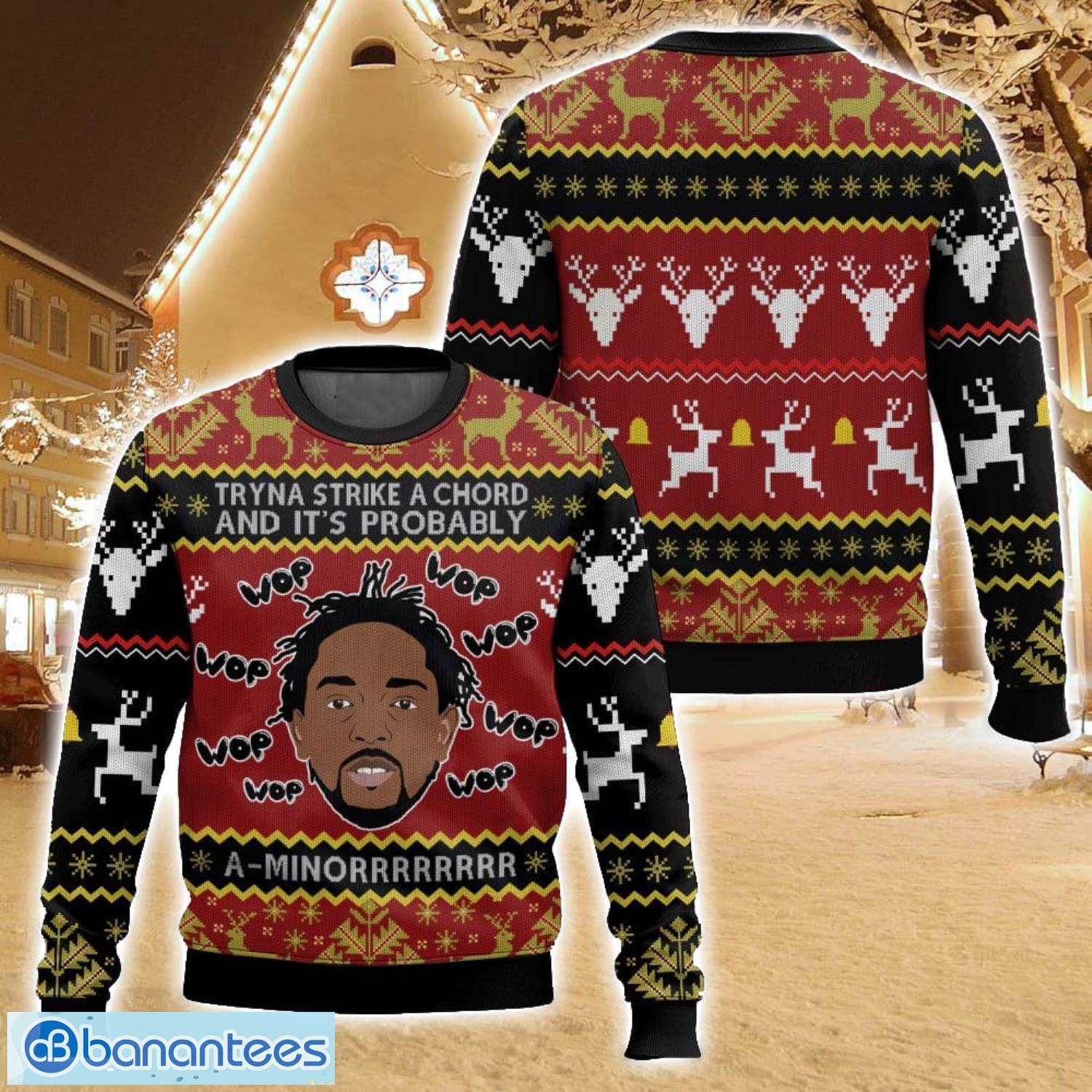 they not like us kendrick lamar ugly christmas sweater for men and women christmas holiday gift family gift image They Not Like Us Kendrick Lamar Ugly Christmas Sweater For Men And Women Christmas Holiday Gift Family Gift Product Photo 1