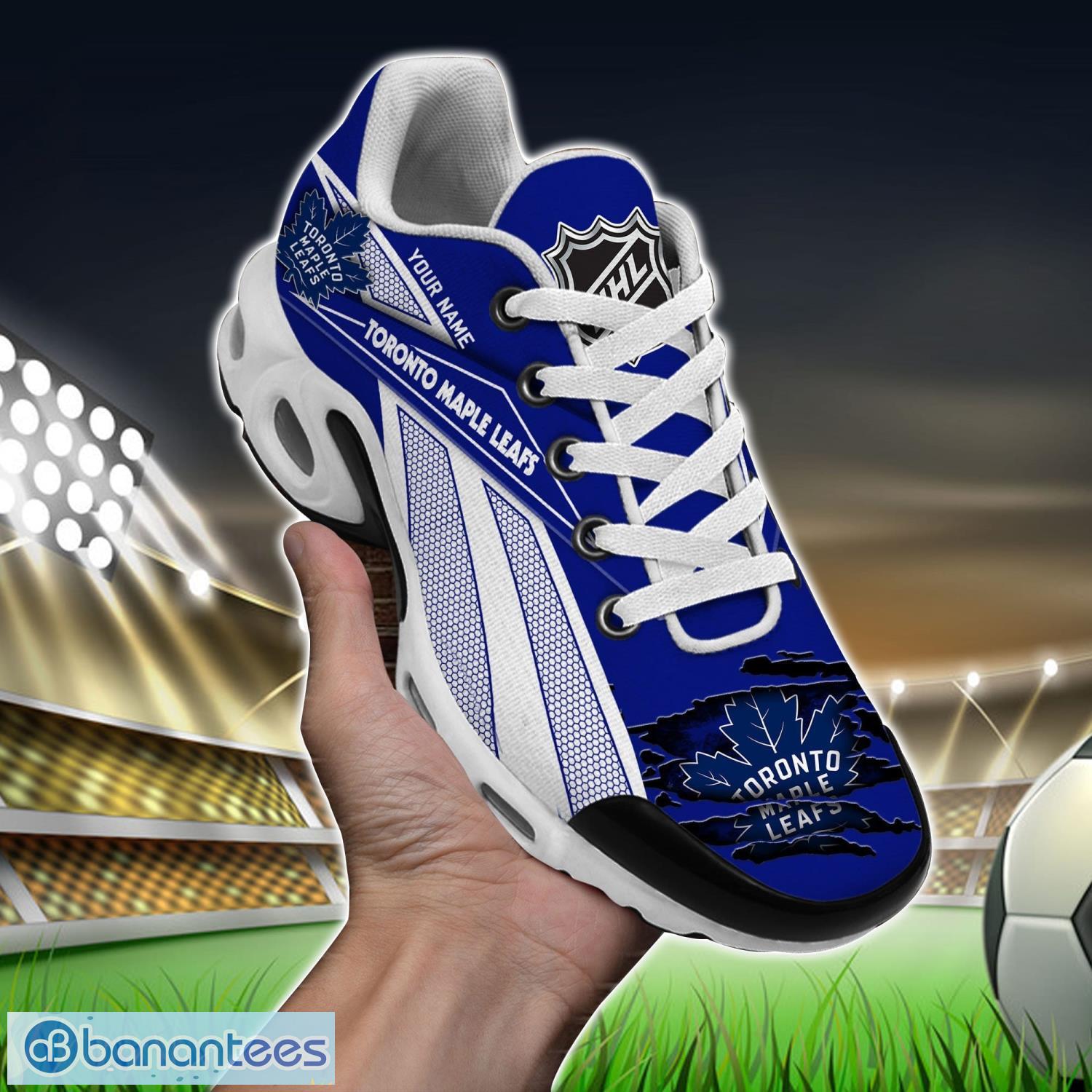 toronto maple leafs air cushion sports shoes custom name gift tn shoes sneakers for fans men women team shoes image Toronto Maple Leafs Air Cushion Sports Shoes Custom Name Gift TN Shoes Sneakers For Fans Men Women Team Shoes Product Photo 1