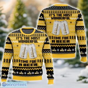 Bitburger It’s the Most Wonderful time for a Beer AOP Ugly Christmas Sweater Gift For Family Chrismas Gift Product Photo 1