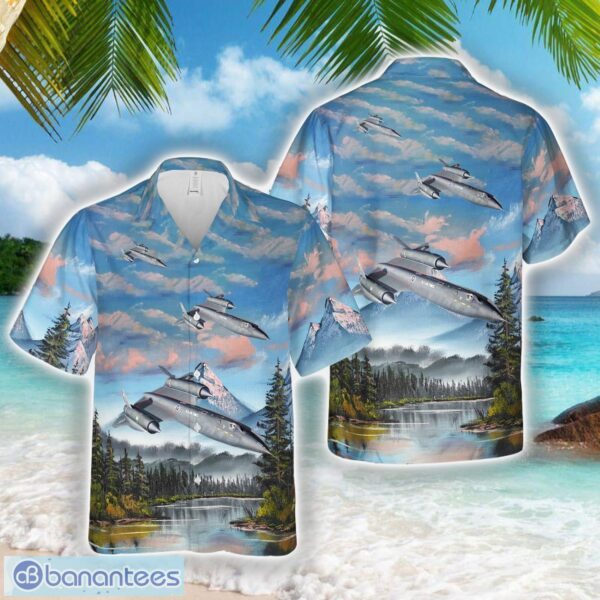 US Air Force SR-71A Blackbird Bodonian Express Hawaiian Shirt Beach Shirt Product Photo 1