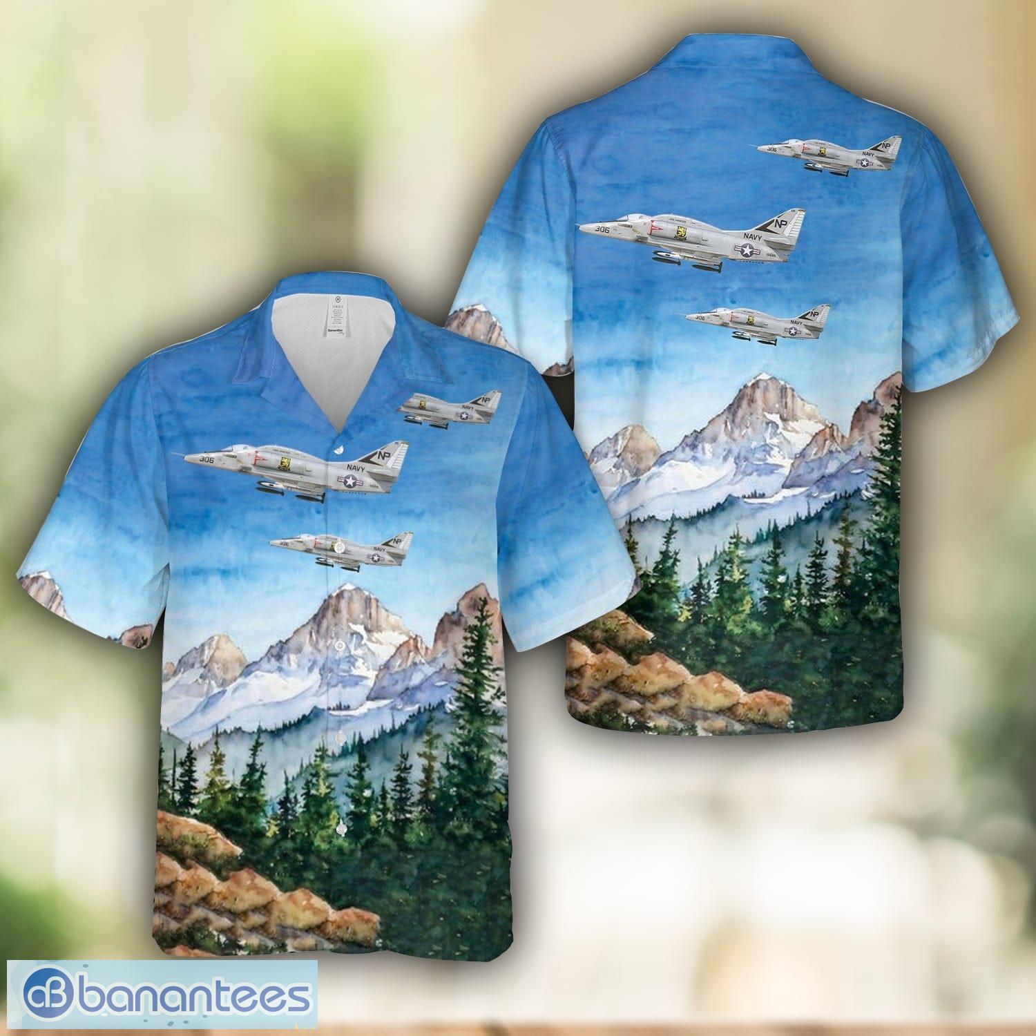 us navy a 4f skyhawk va 212 rampant raiders np306 155019 cvw 21 uss hancock cv 19 1970 hawaiian shirt beach shirt image US Navy A-4F Skyhawk VA-212 Rampant Raiders, NP306 155019. CVW-21, USS Hancock CV-19 - 1970 Hawaiian Shirt Beach Shirt Product Photo 1