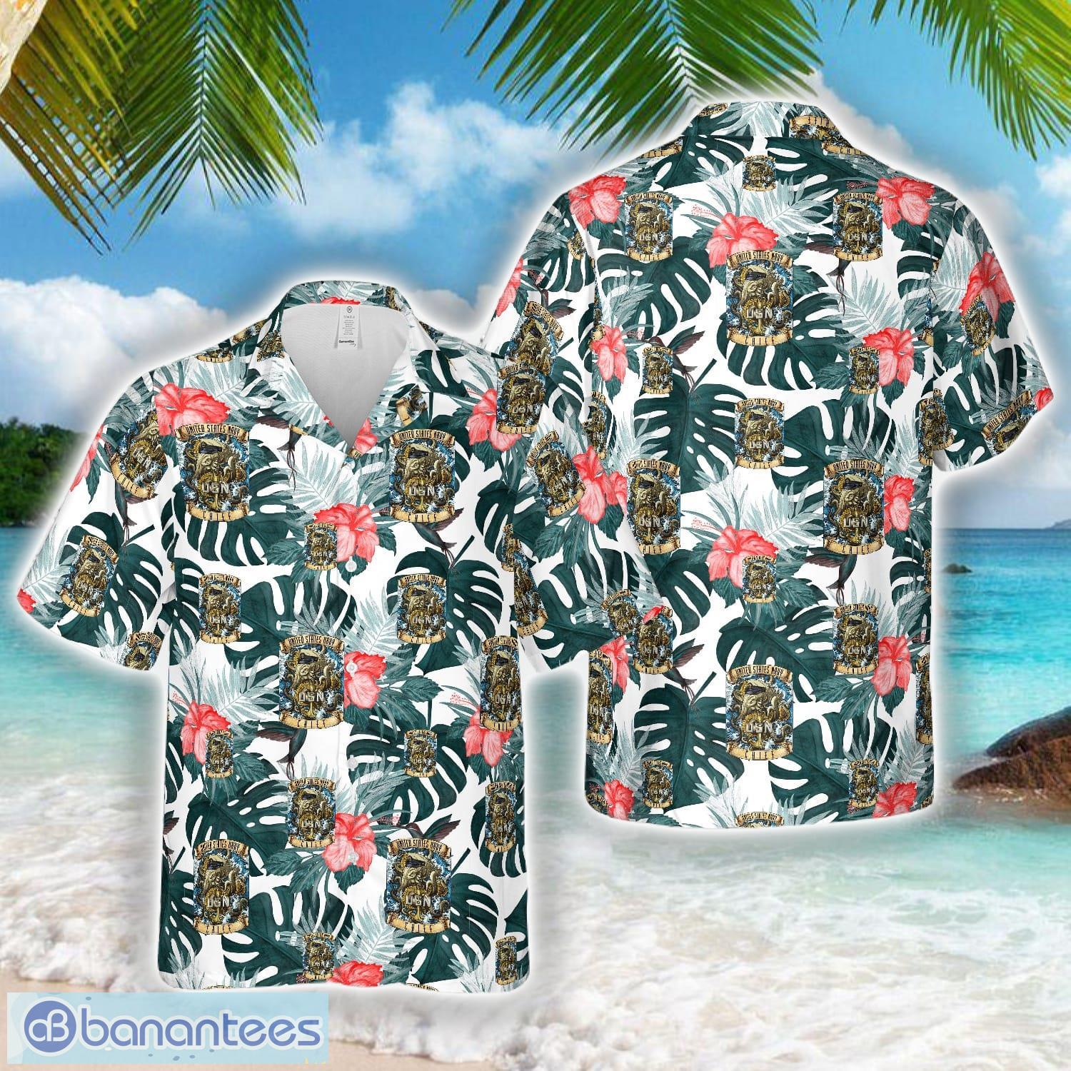 us navy chief octopus retired hawaiian shirt beach shirt image US Navy Chief Octopus Retired Hawaiian Shirt Beach Shirt Product Photo 1