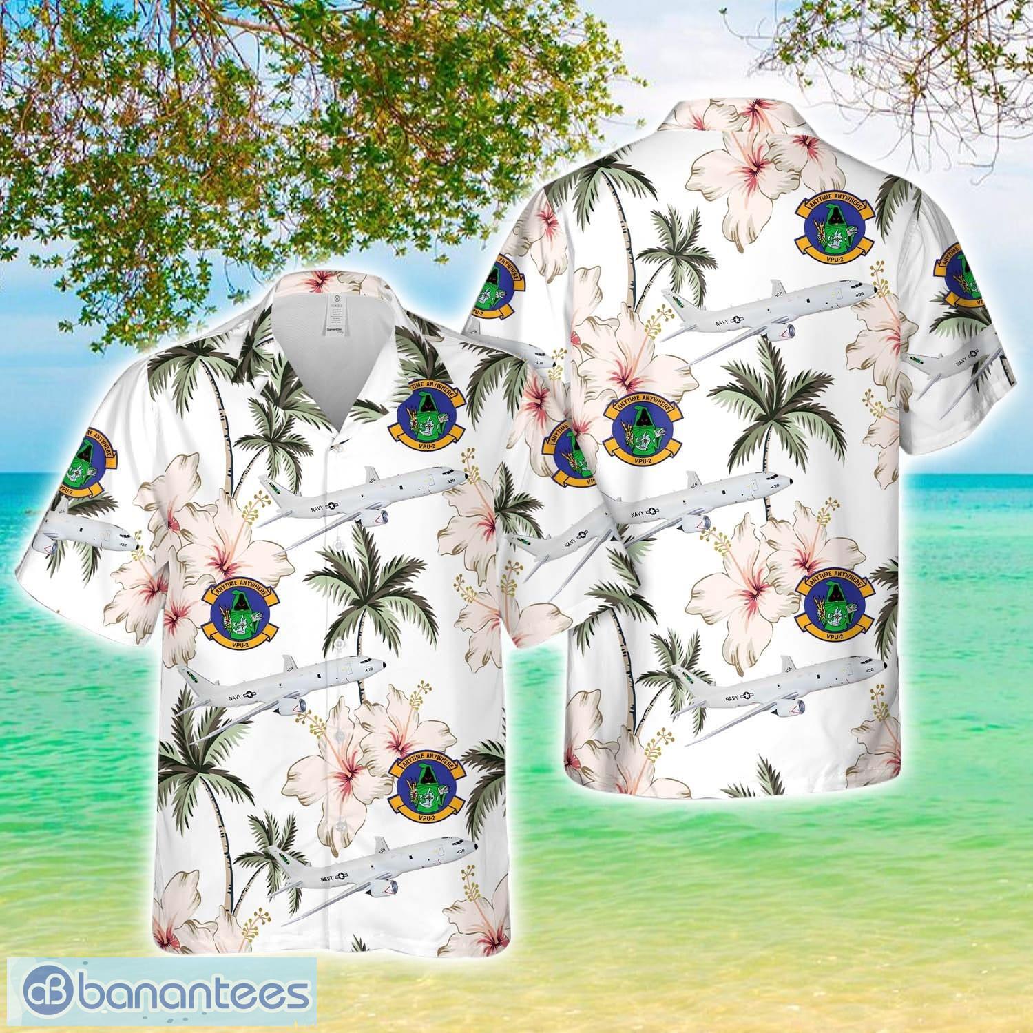 us navy vpu 2 wizards 2024 p 8a hawaiian shirt image US Navy VPU-2 Wizards 2024 P-8A Hawaiian Shirt Product Photo 1