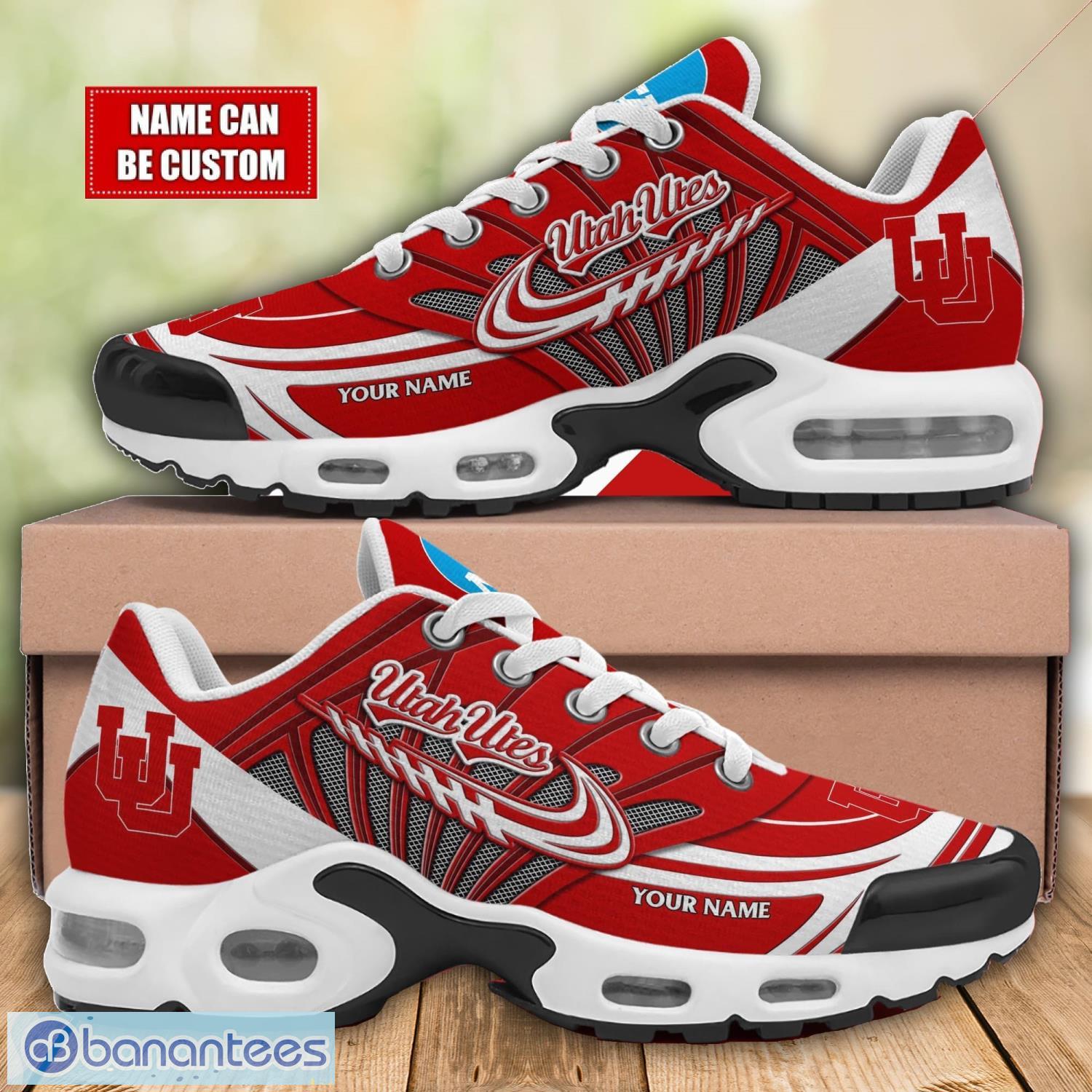 utah utes tn shoes air cushion sports shoes custom name gift ideas image Utah Utes TN Shoes Air Cushion Sports Shoes Custom Name Gift Ideas Product Photo 1