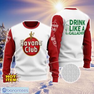 Havana Club Drink Like A Gallagher Patrick Day 3D Print Sweater Christmas Gift Holiday Sweater Product Photo 1