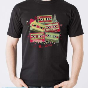 Vintage Christmas Cassette Tapes Shirt, Christmas Music Shirt - Men T-Shirt