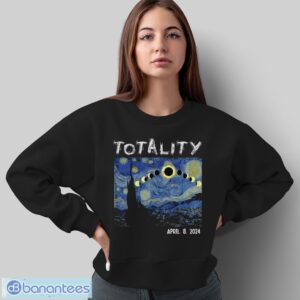 Art Solar Eclipse 2024 Totality April 8 Shirt - Sweatshirt