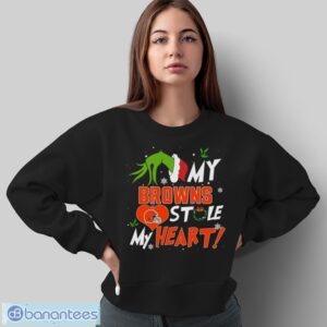 My Cleveland Browns Stole My Heart Shirt Sweatshirt Hoodie - Sweatshirt