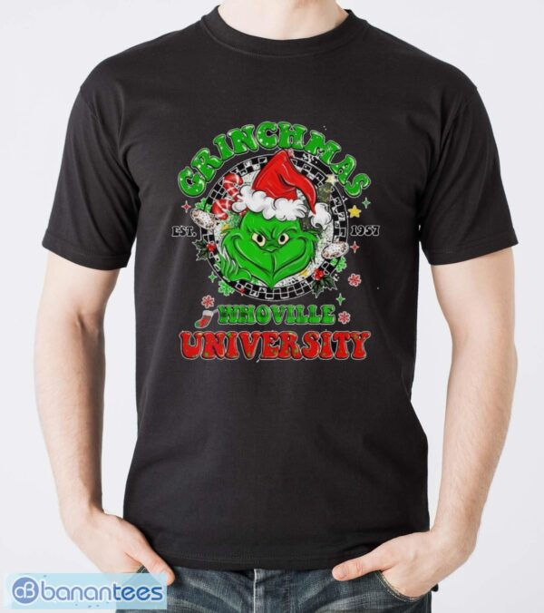 Whoville University T-Shirt, Grinch Christmas Shirt - Men T-Shirt
