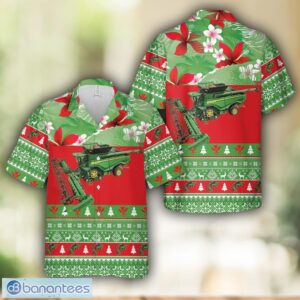US Combine Harvester Christmas Hawaiian Shirt Beach Shirt Product Photo 1