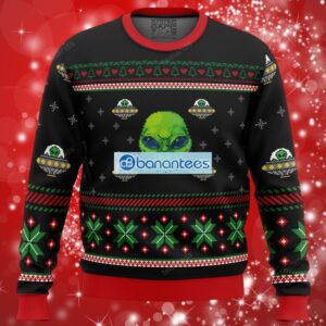 Area 51 Alien Christmas Sweater Full Over Print Product Photo 1