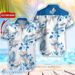 MLB Los Angeles Dodgers Hawaiian Shirt Flower Baseball Aloha Shirt Product Photo 1